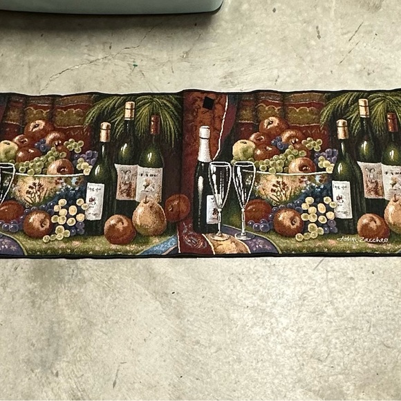 made in usa Other - Home Interiors‎ wine design table runner / box 18